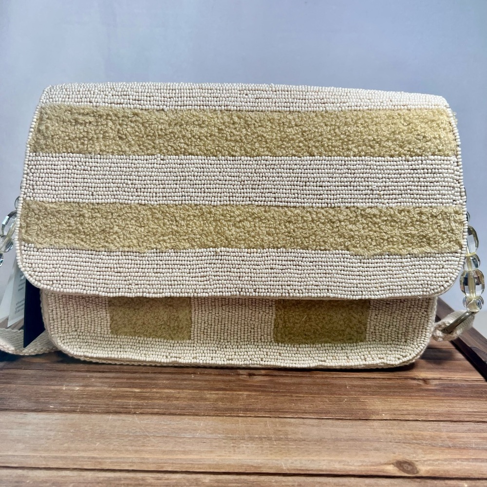 America & Beyond Beaded Bag